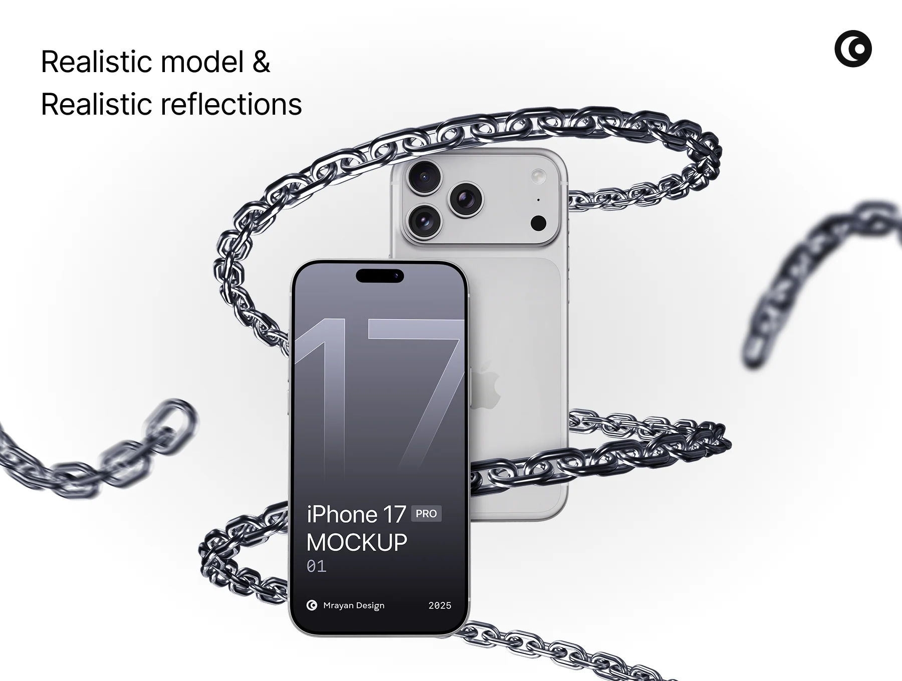 iPhone 17 Pro Mockup Set PSD 5