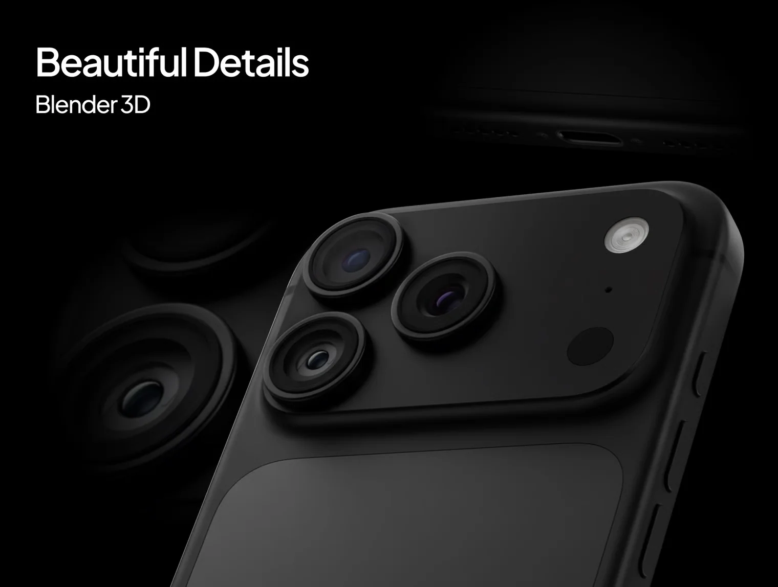 iPhone 18 Pro 3D Model | Blender 3D 2