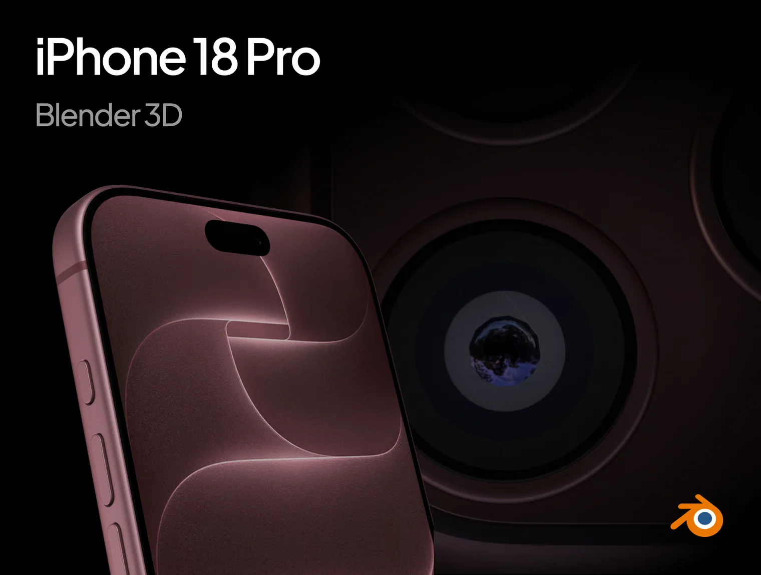 iPhone 18 Pro 3D Model | Blender 3D 6