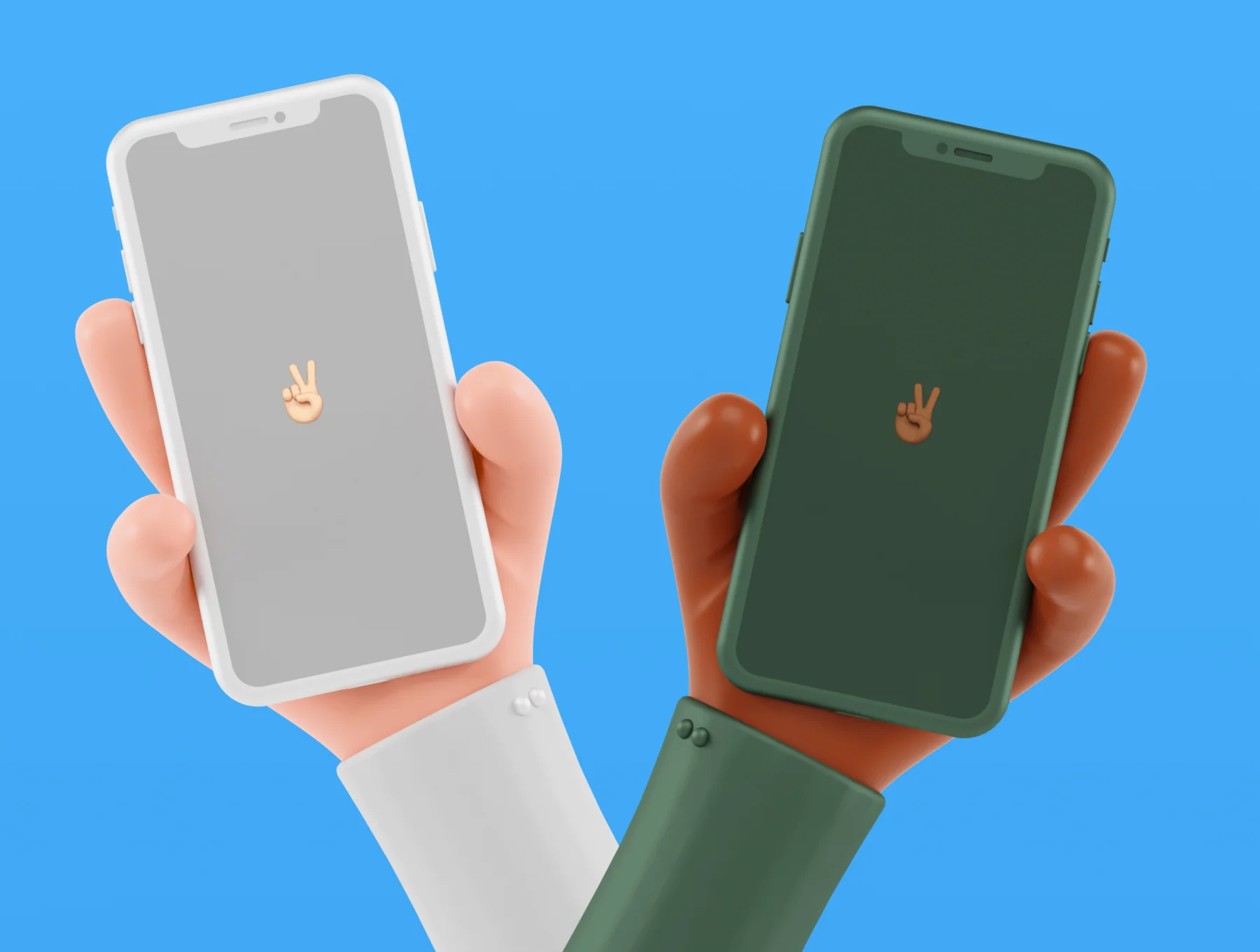 iPhone 3D Mockups 3