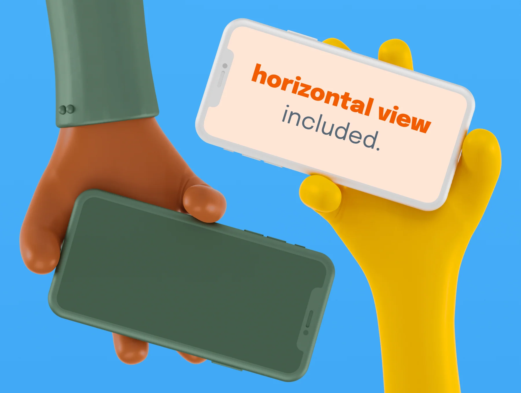 iPhone 3D Mockups 5