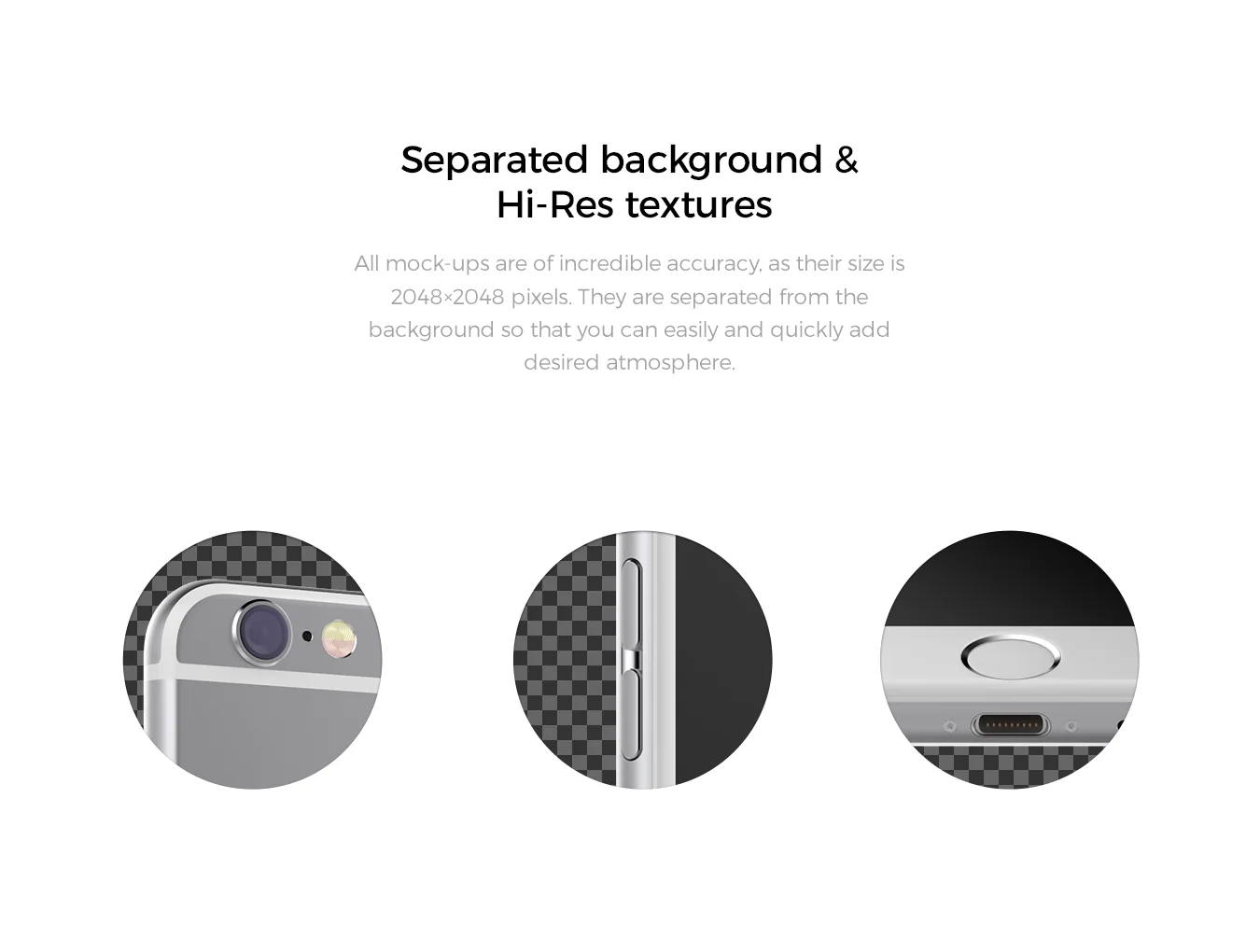 iPhone 6s Silver mockups 2