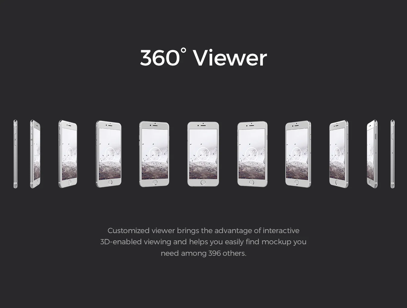 iPhone 6s Silver mockups 5