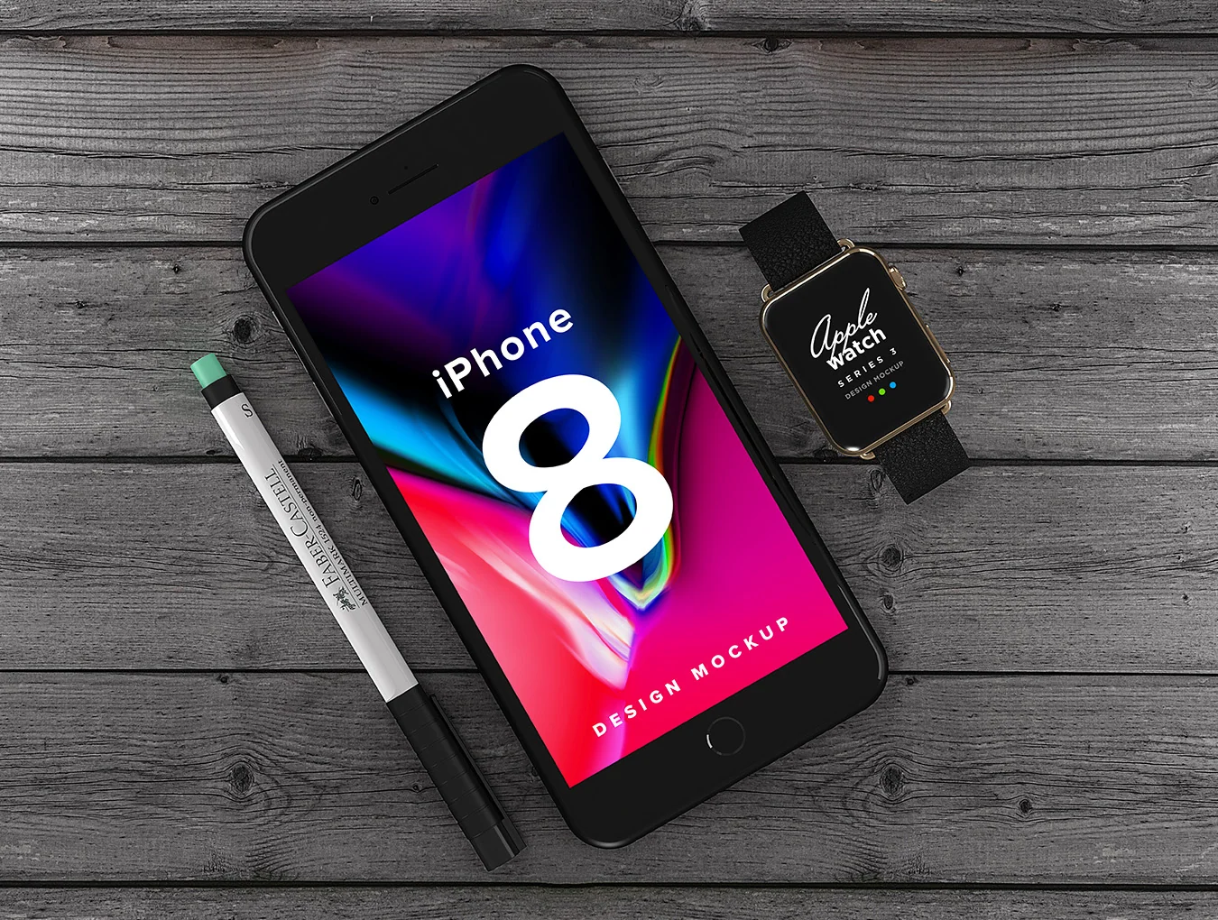 iPhone 8 Apple Watch Design 2