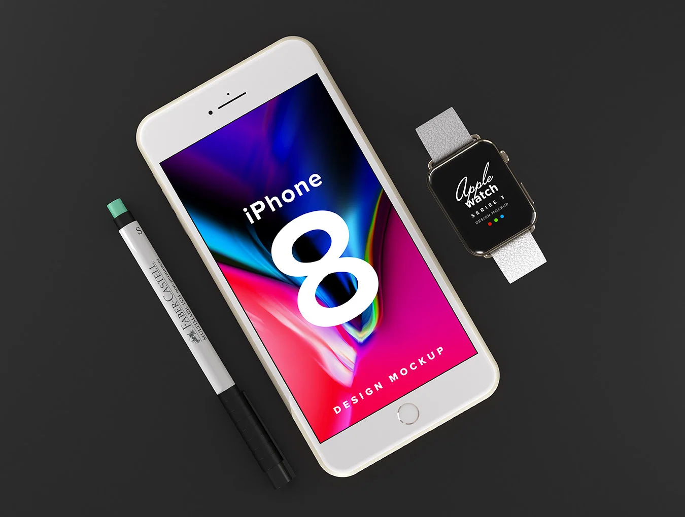iPhone 8 Apple Watch Design 3