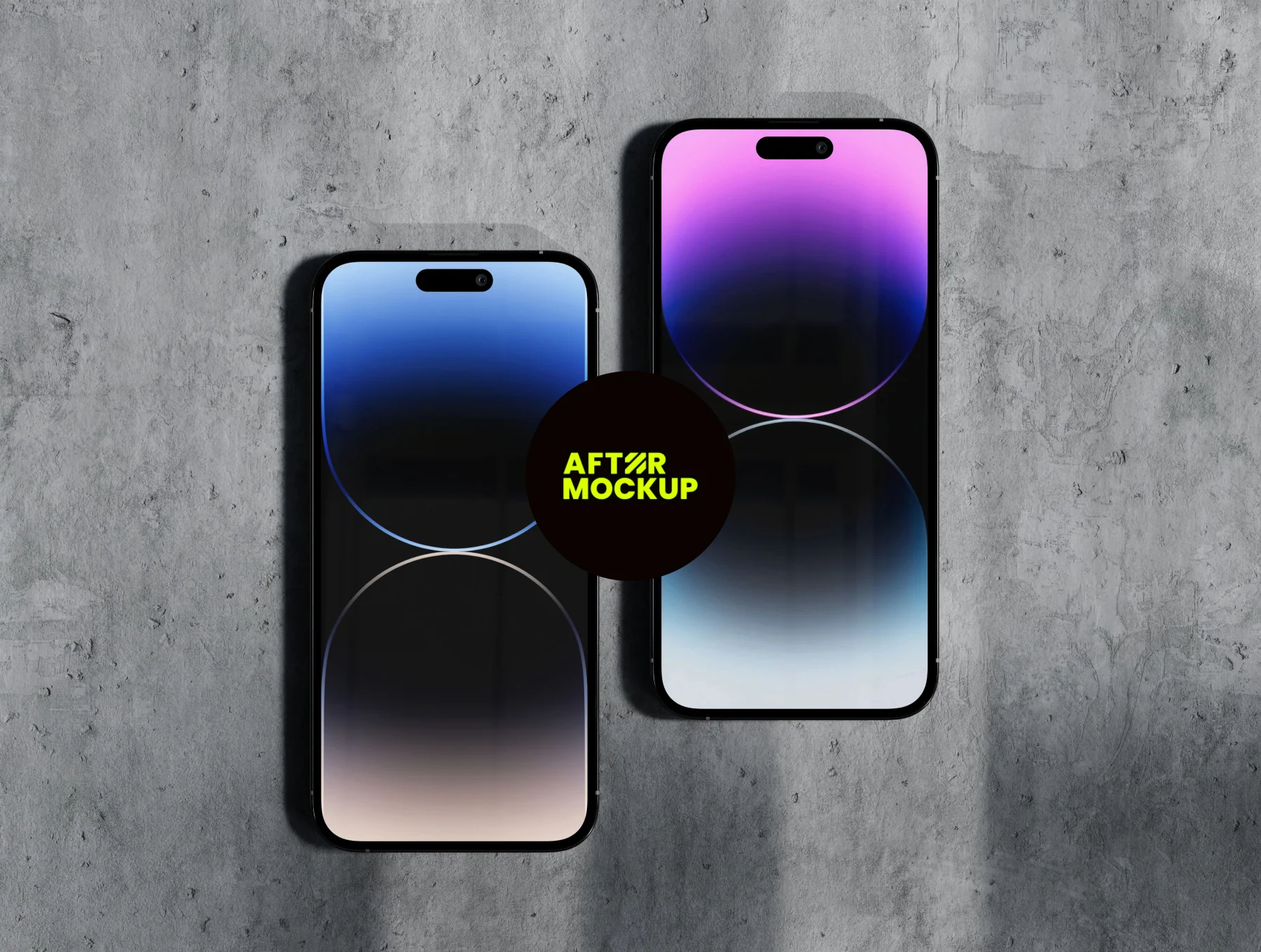 iPhone Concrete Mockups 4
