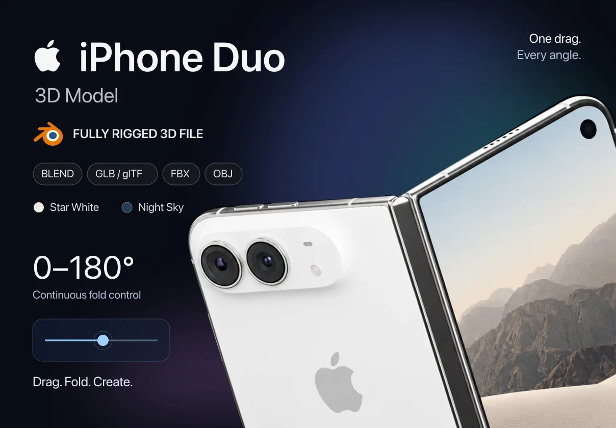 iPhone Duo — Rigged 3D Collection
