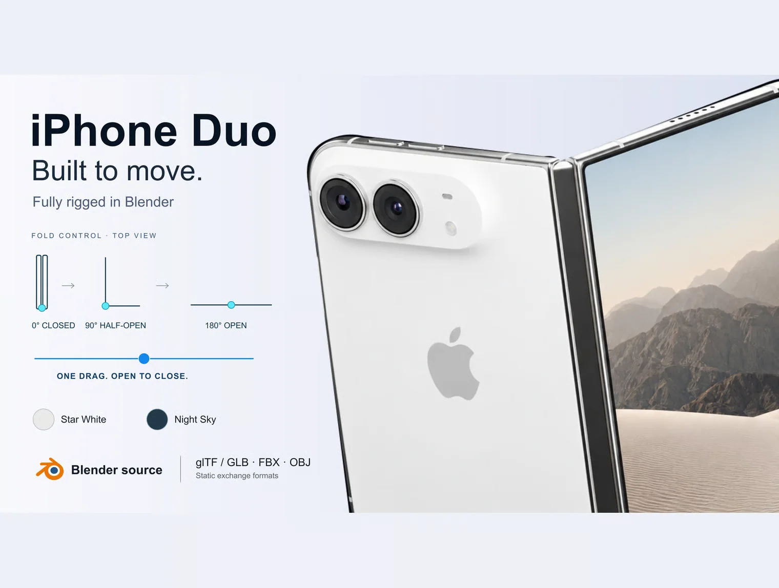 iPhone Duo — Rigged 3D Collection