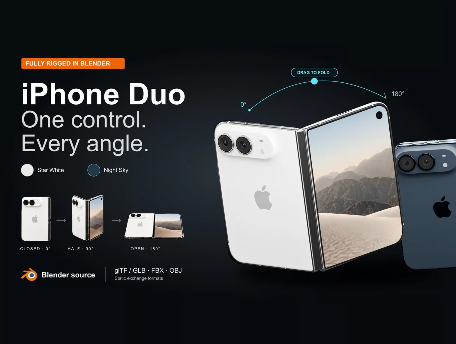 iPhone Duo — Rigged 3D Collection 4