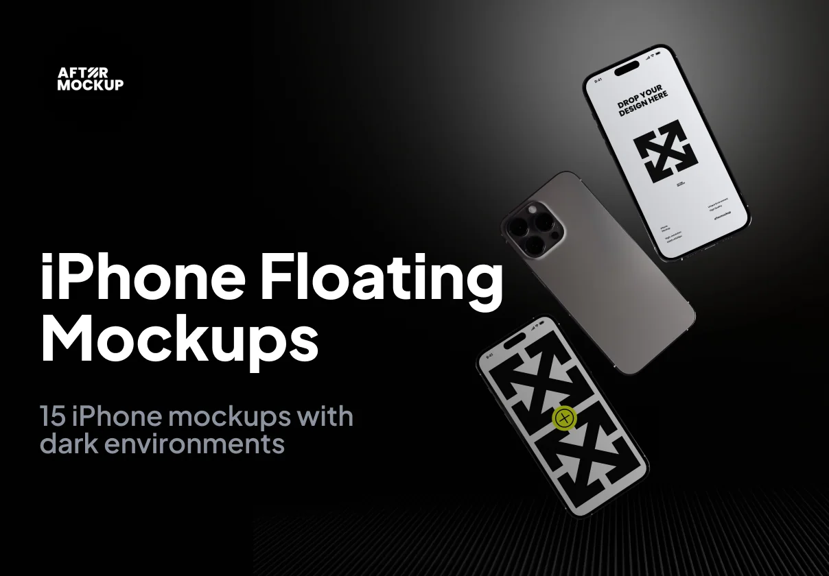 iPhone Floating Mockups