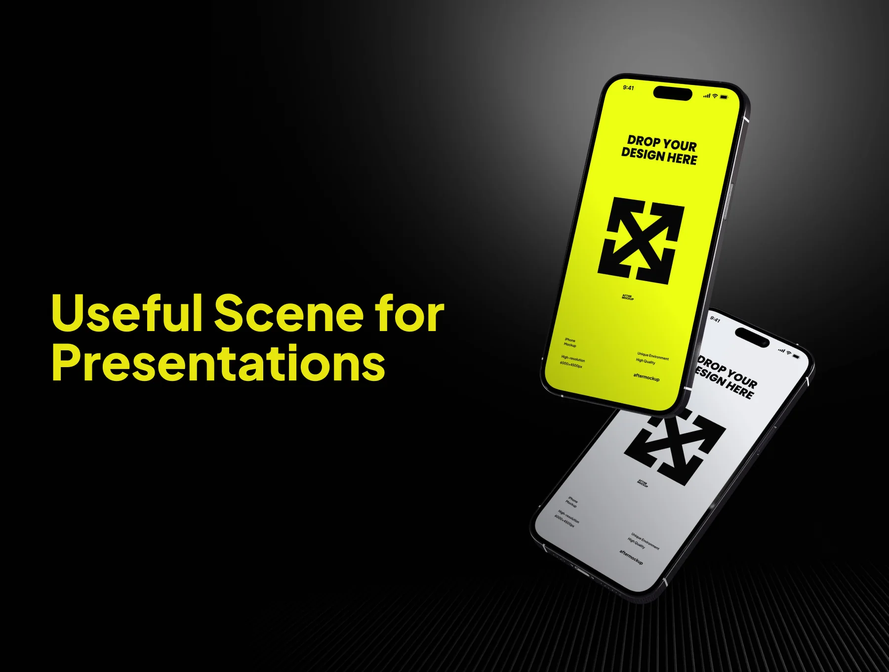 iPhone Floating Mockups 3