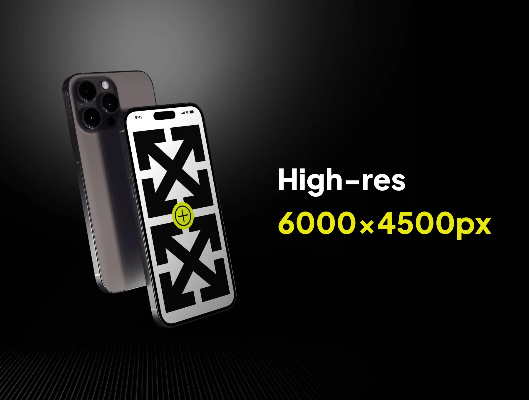 iPhone Floating Mockups 4