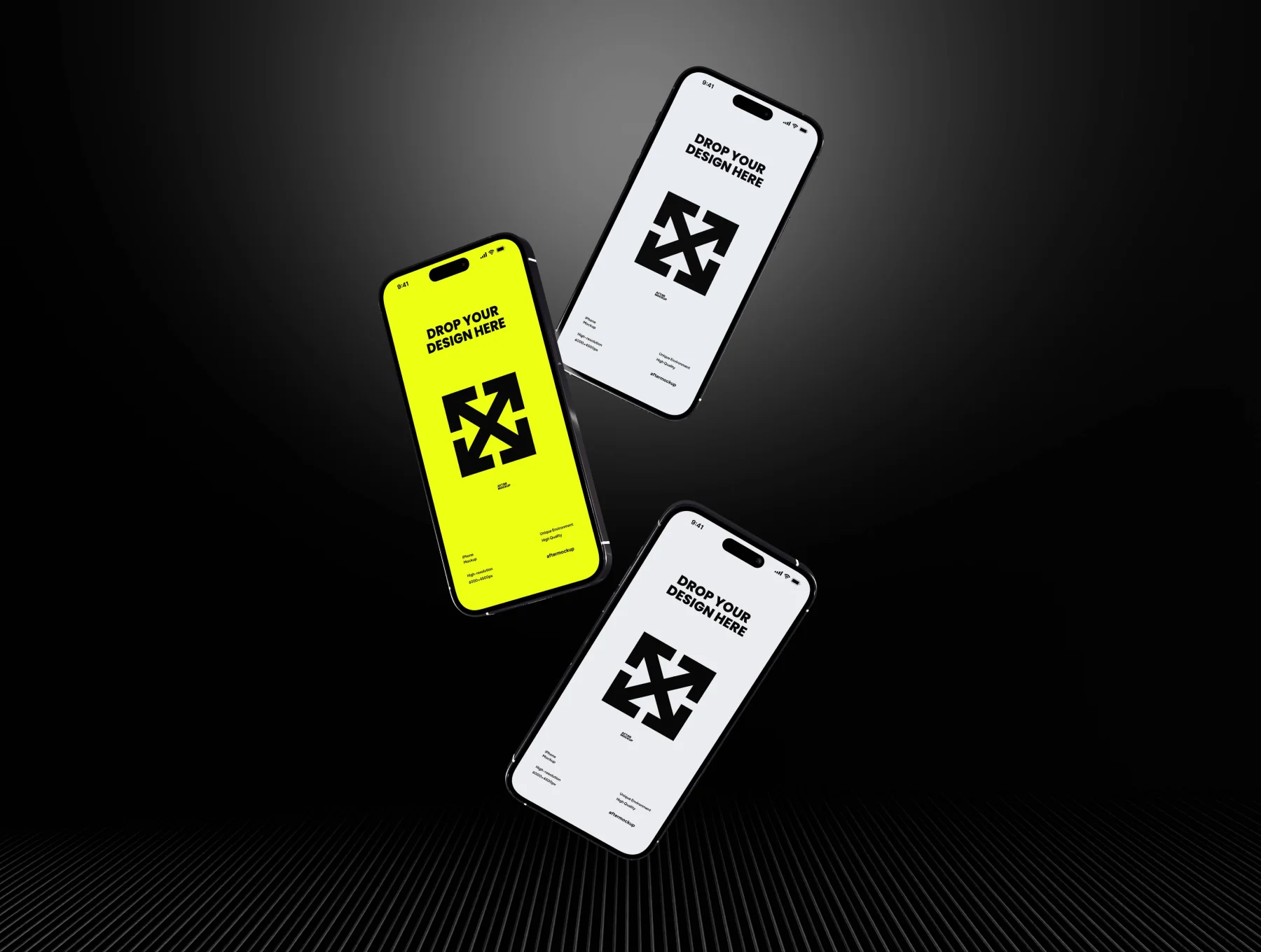 iPhone Floating Mockups 5