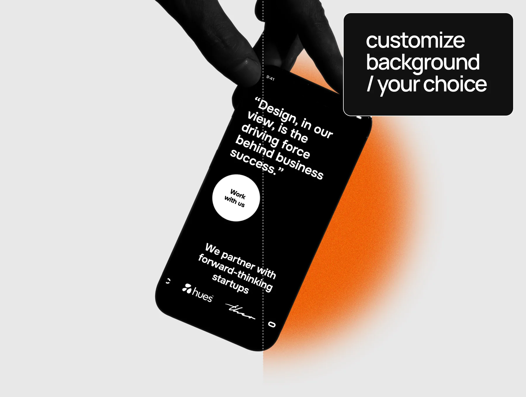 iPhone in Hand Mockups 3
