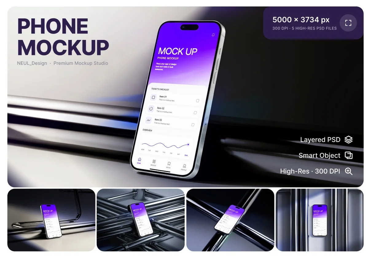 iPhone Mock up Set