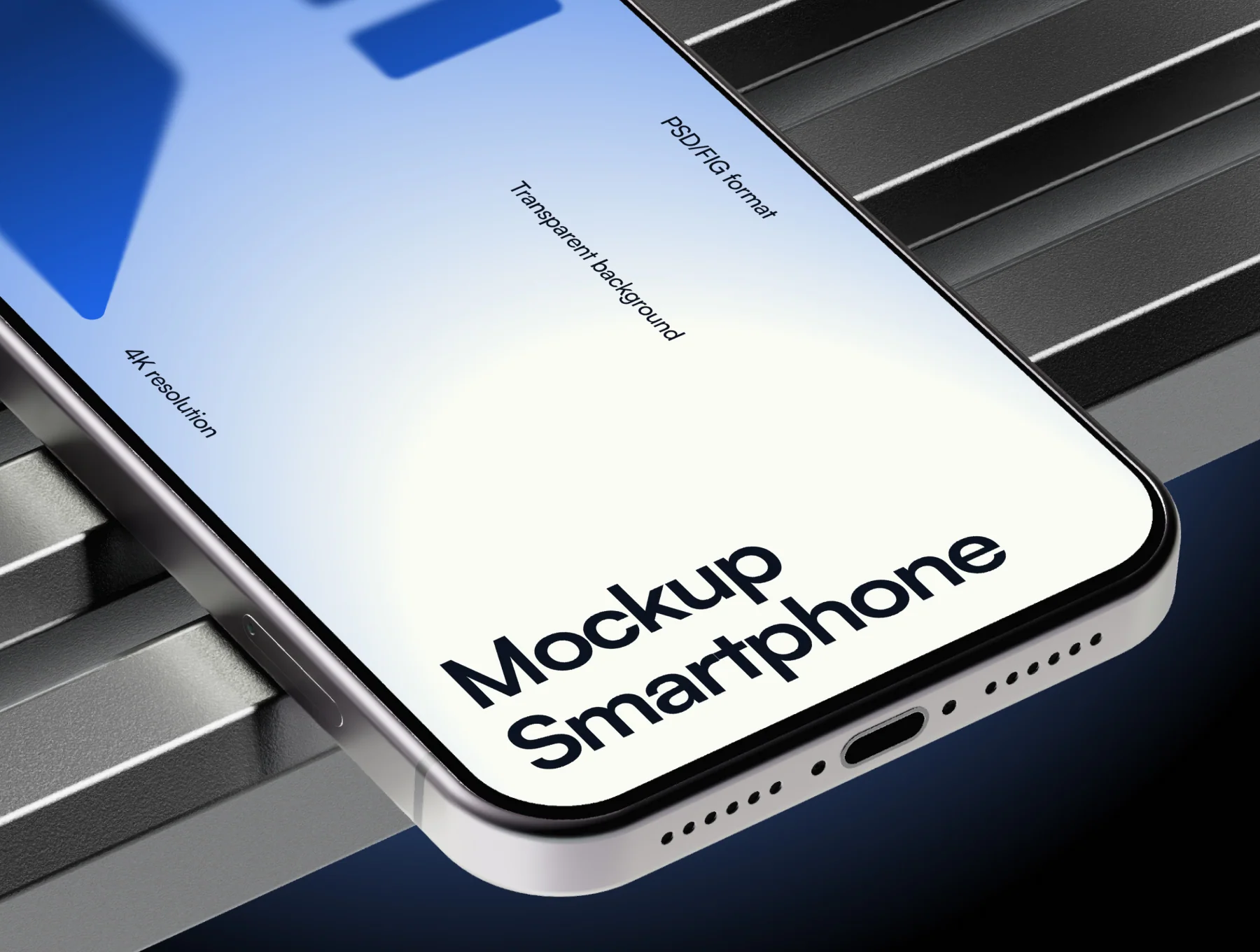 Smartphone Mockup — Metal Scene 4