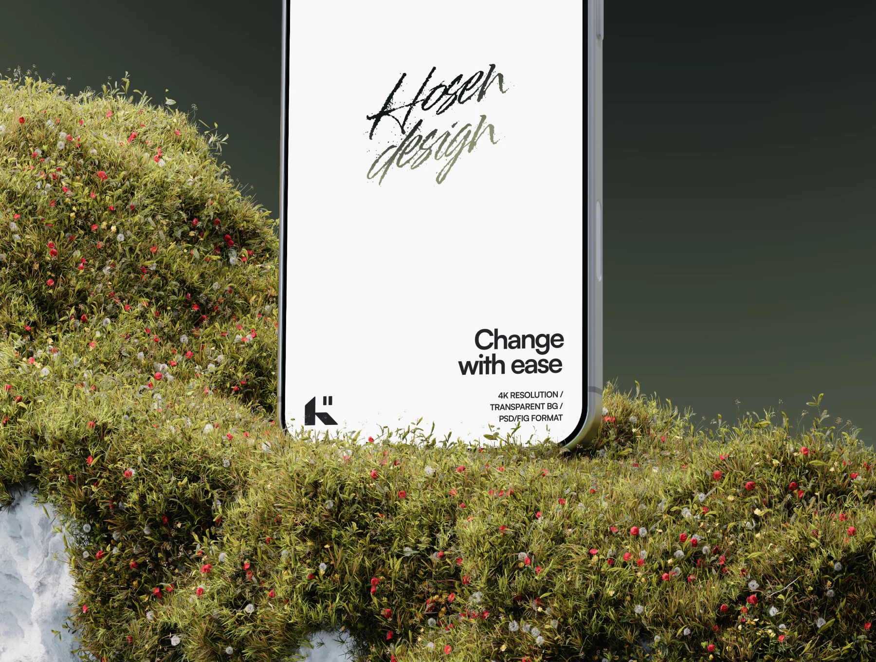Smartphone Mockup — Nature Scene 2