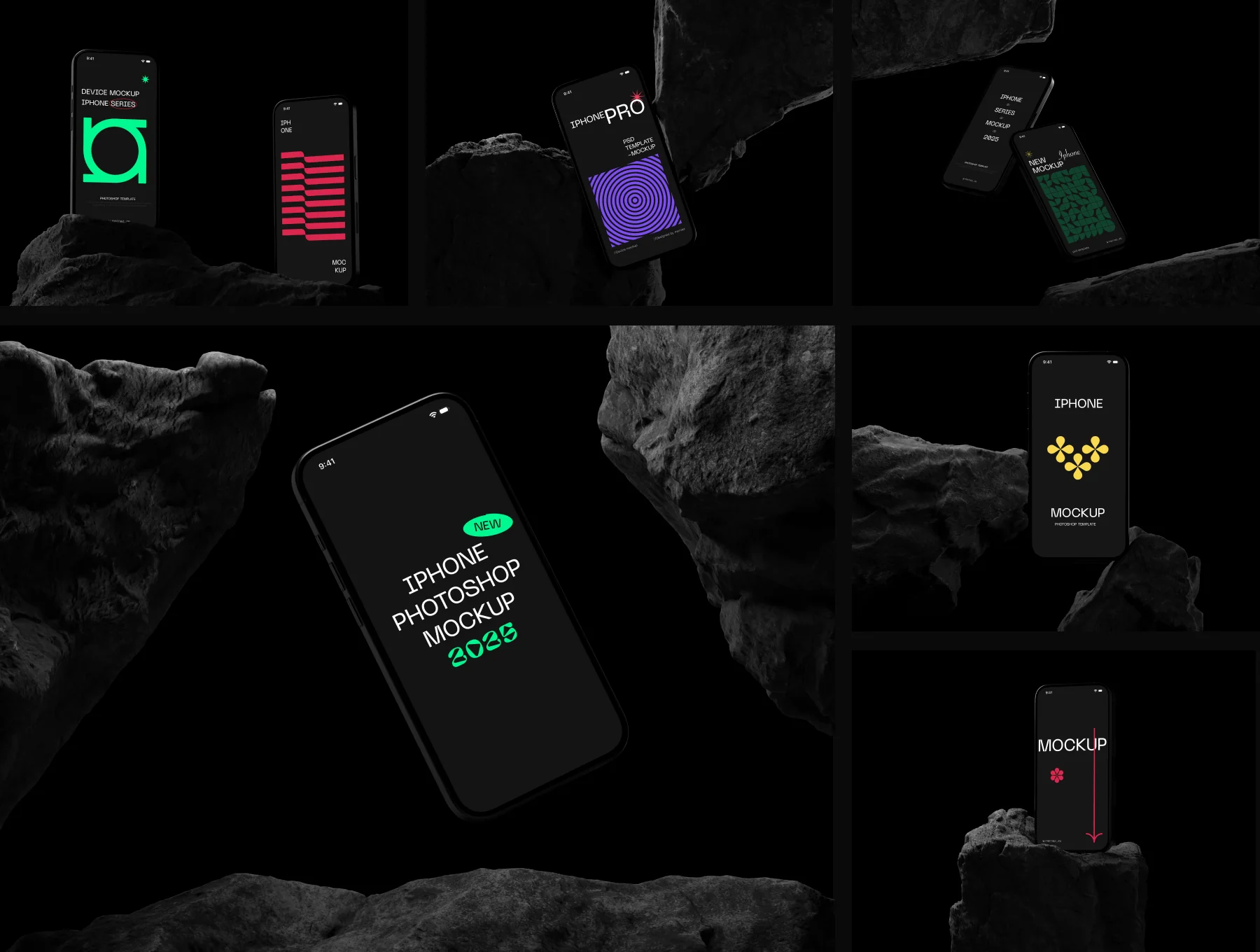 Iphone Mockup Pack – 16 Scenes 4