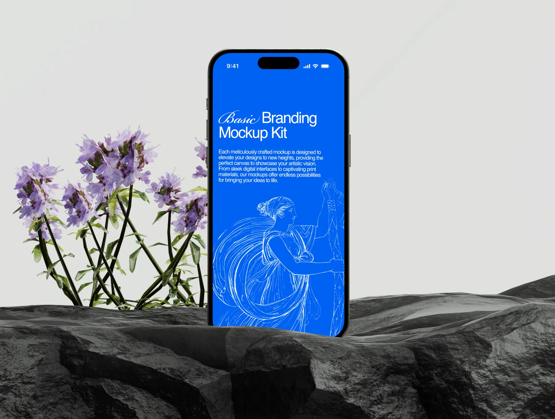 iPhone Mockups - Basic Branding Mockup Kit 4