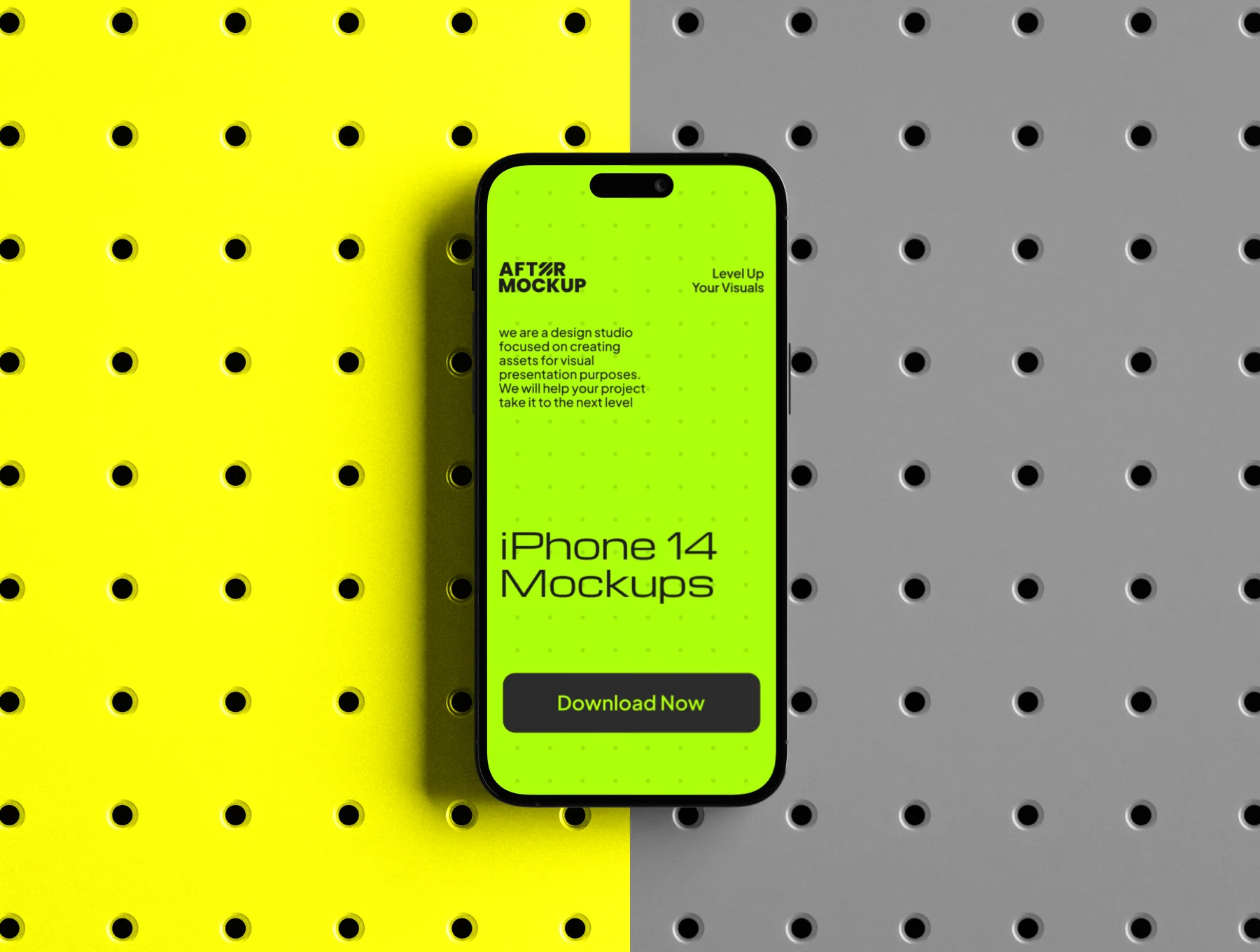 iPhone Pegboard Mockups 2