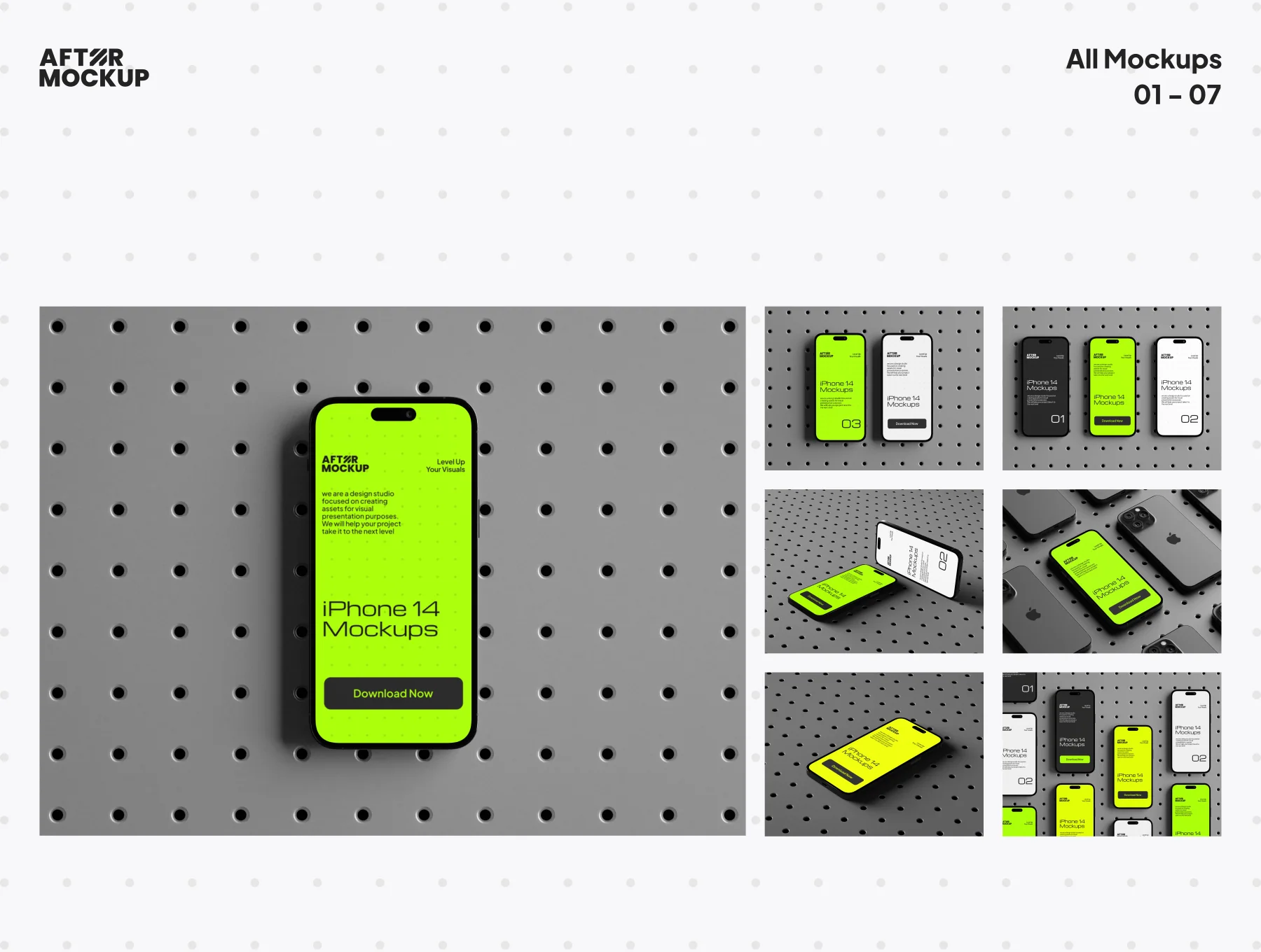 iPhone Pegboard Mockups 5