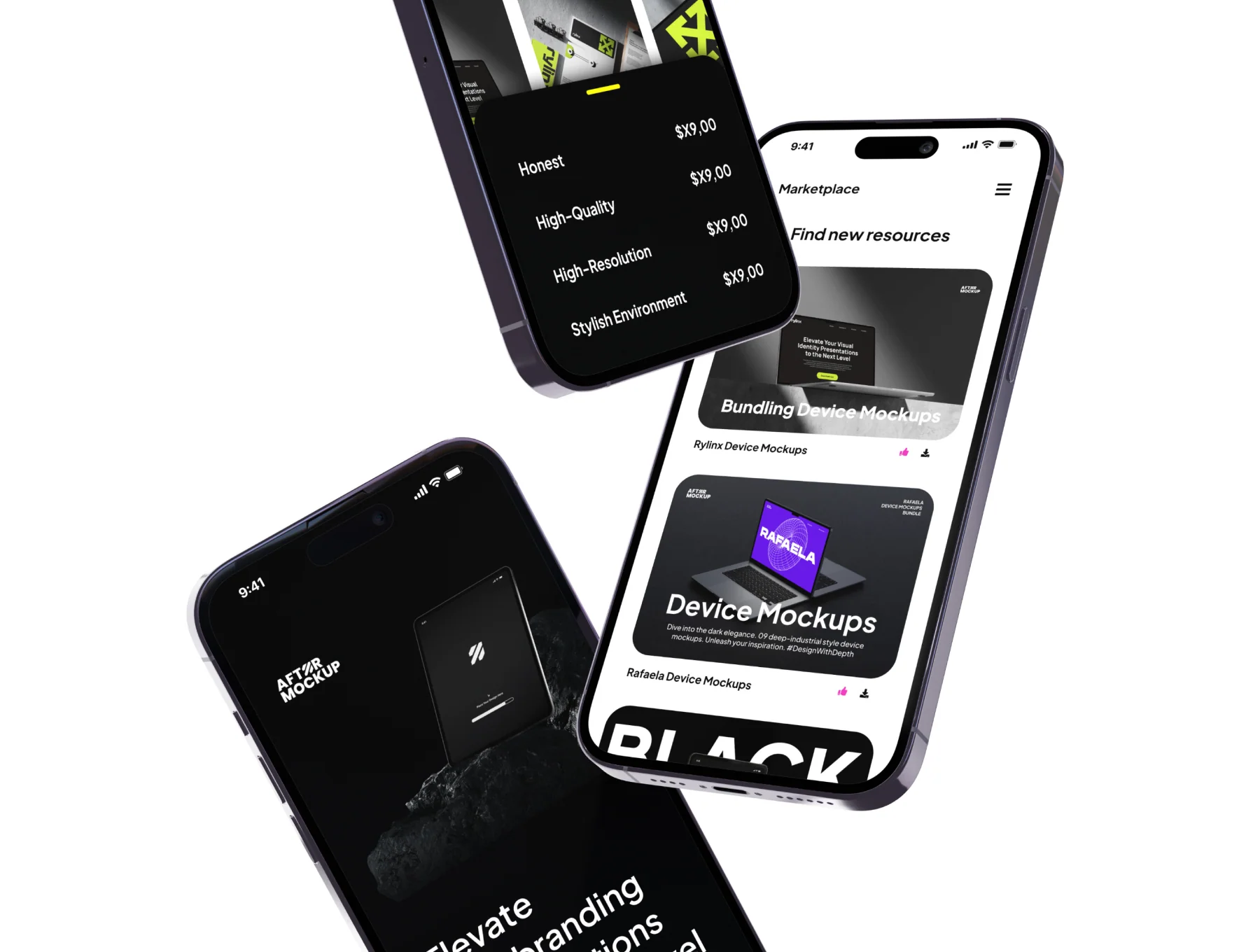 iPhone Vertical Mockups 3