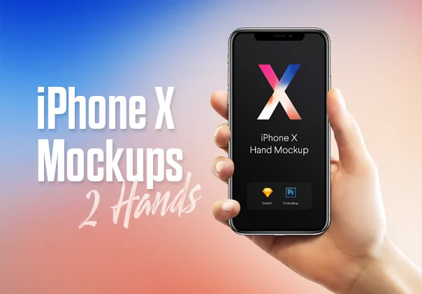 iPhone X 2 Hands