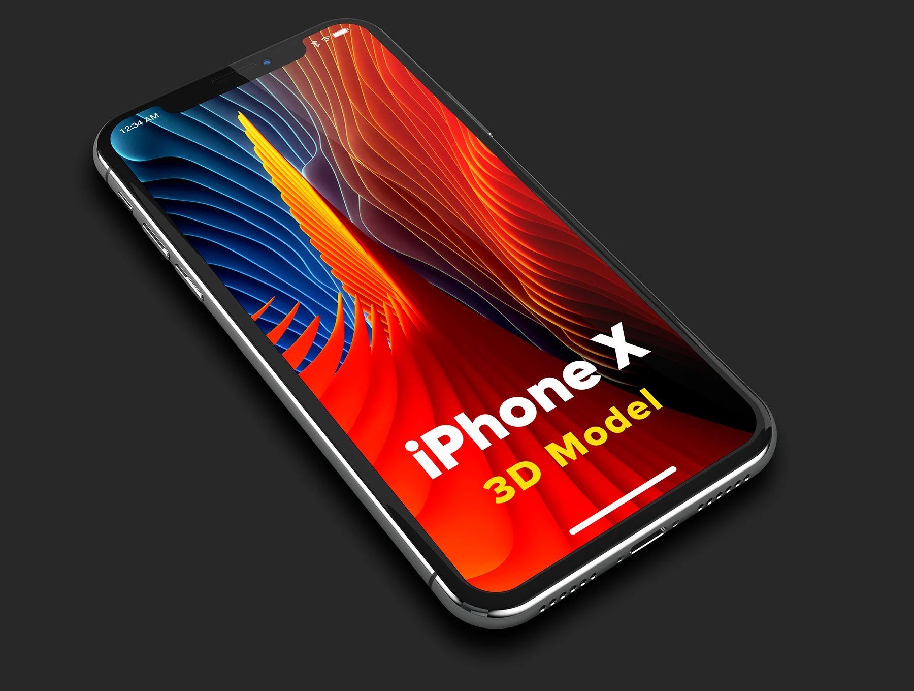 iPhone X 3D Model 5