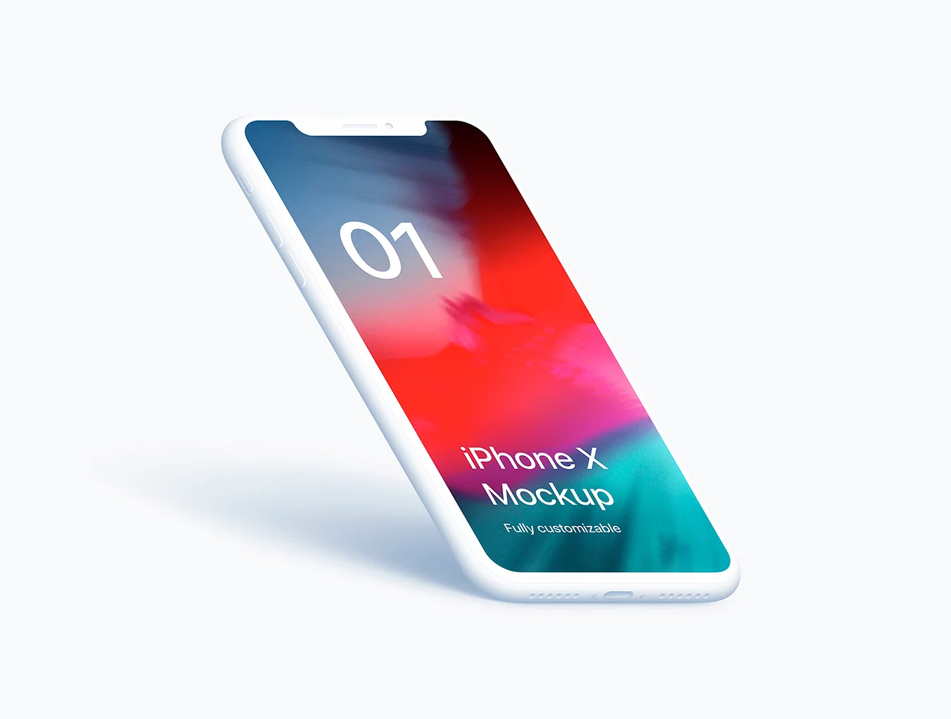 iPhone X Clay 20 Scenes Mockups