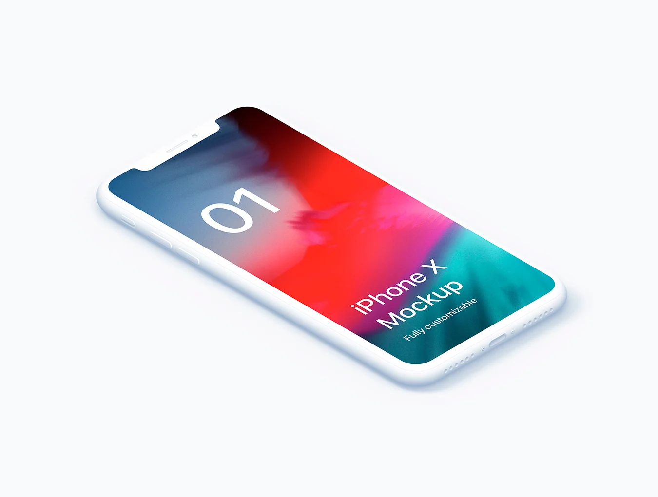 iPhone X Clay 20 Scenes Mockups 3