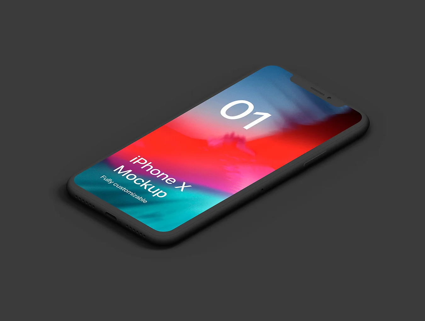 iPhone X Clay 20 Scenes Mockups 4