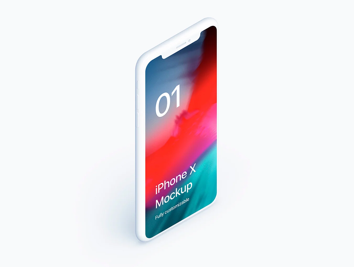 iPhone X Clay 20 Scenes Mockups 5