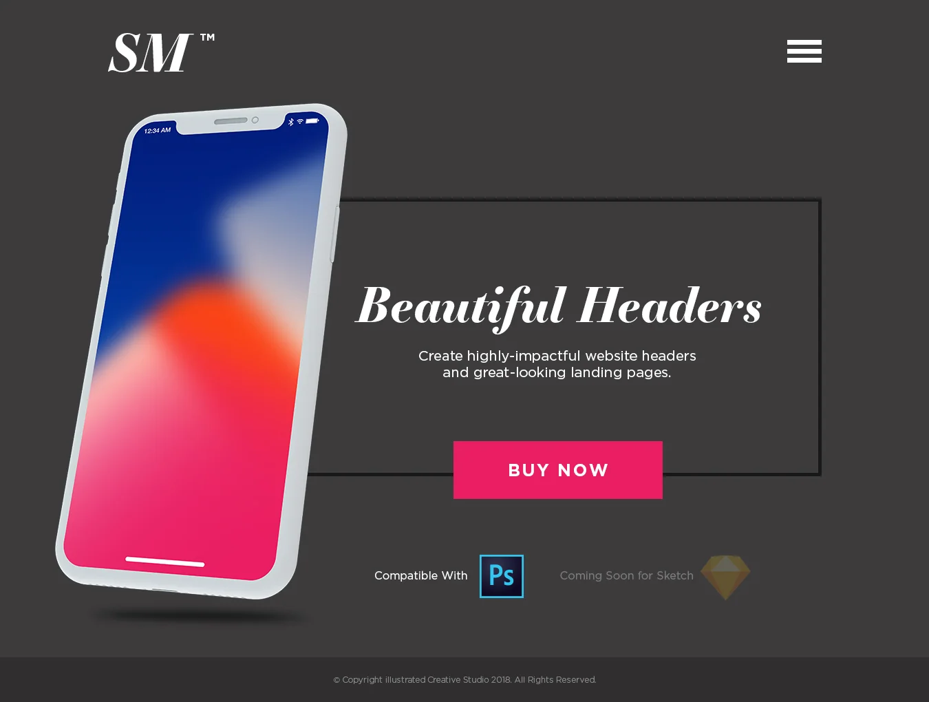 iPhone X Design Mockup 9