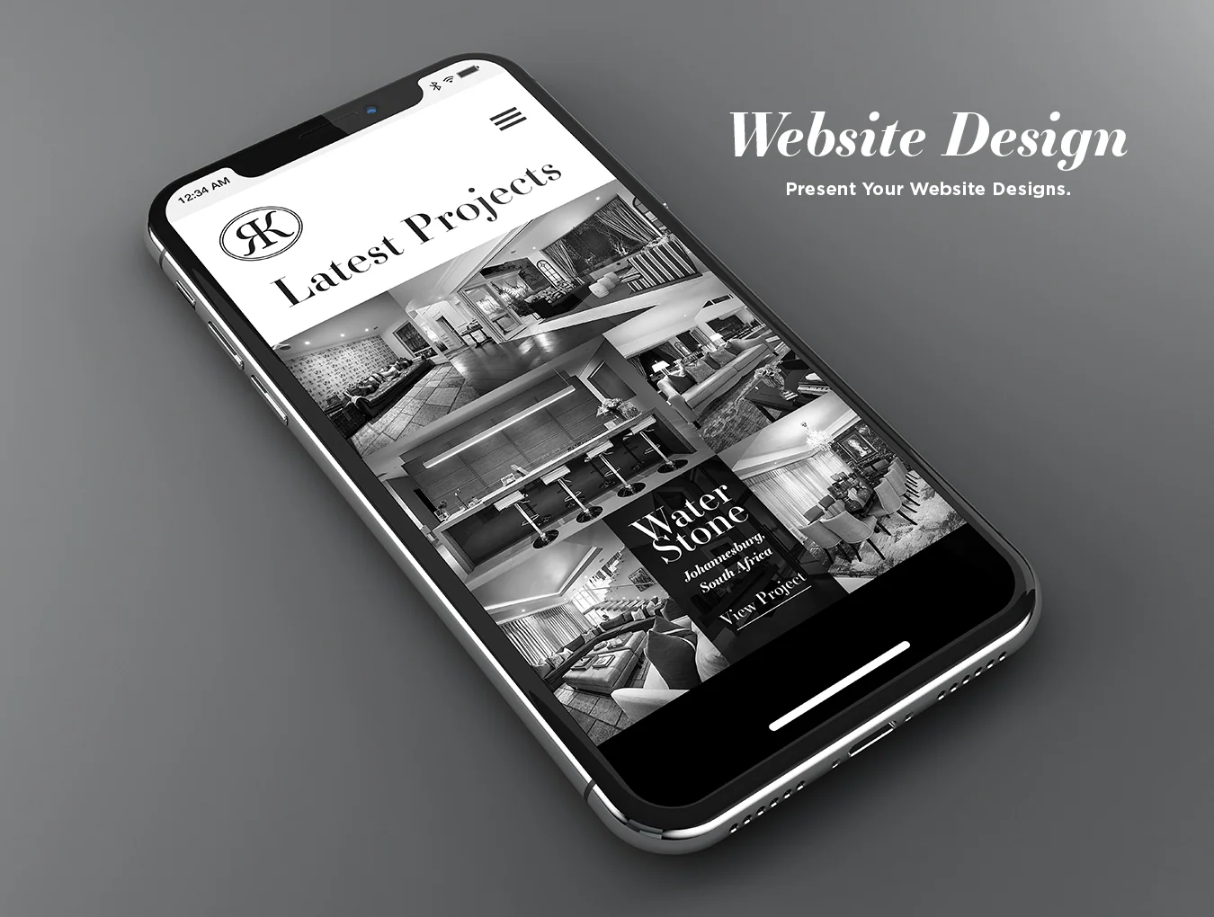 iPhone X Design Mockup 2