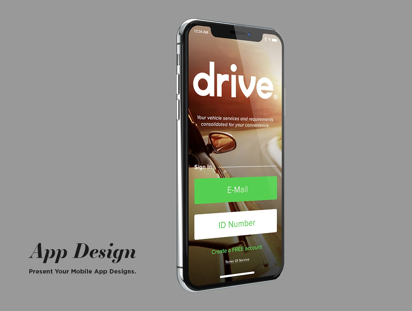 iPhone X Design Mockup 3