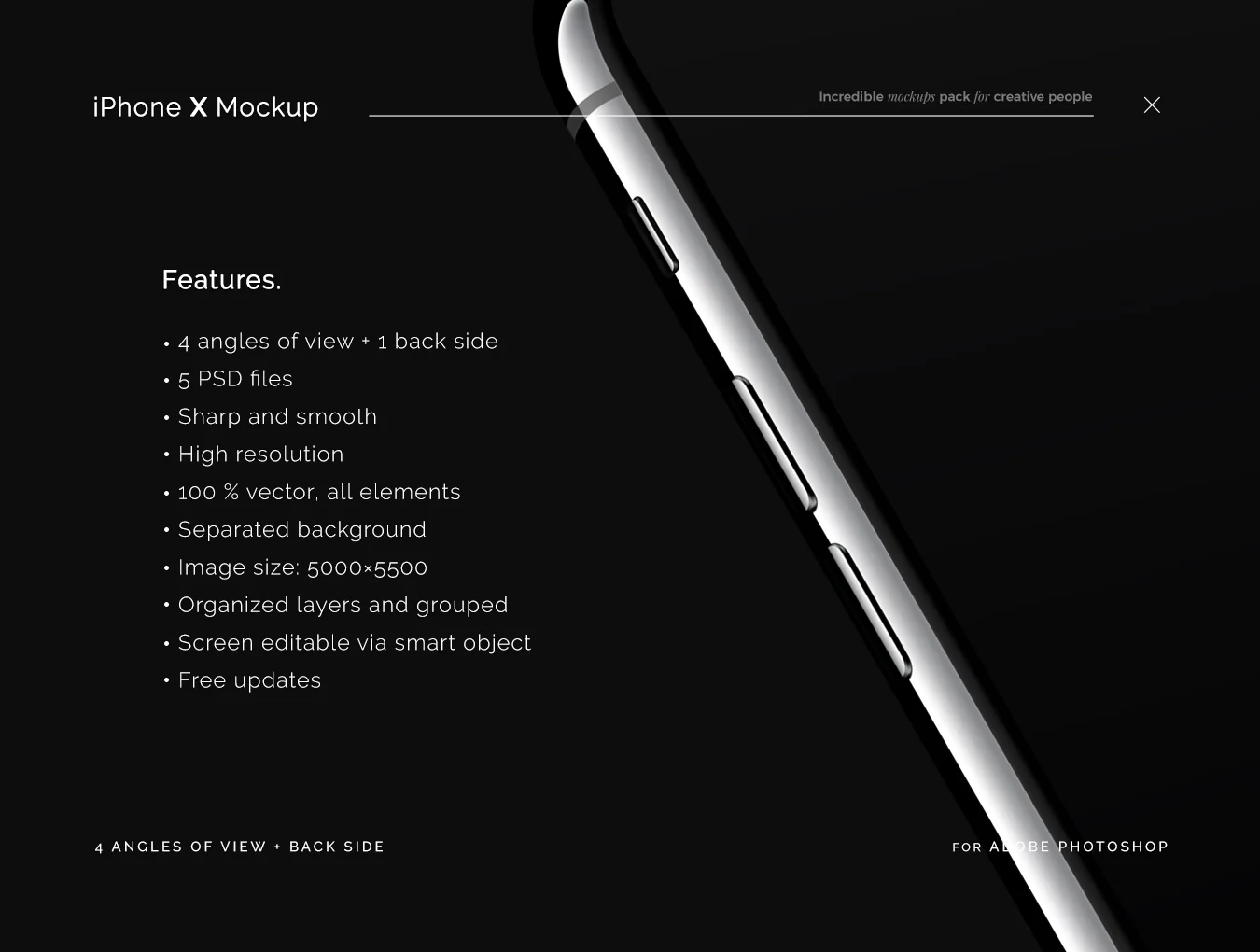 iPhone X Mockup Uidea