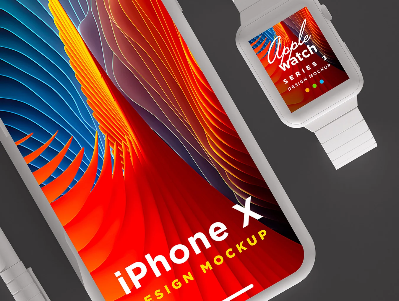 iPhone X Watch Mockup 6