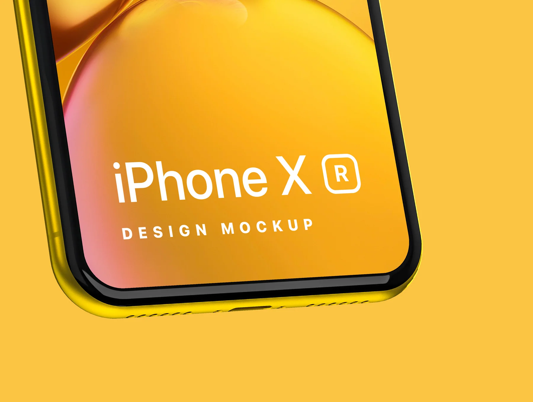 iPhone XR Design Mockup 4