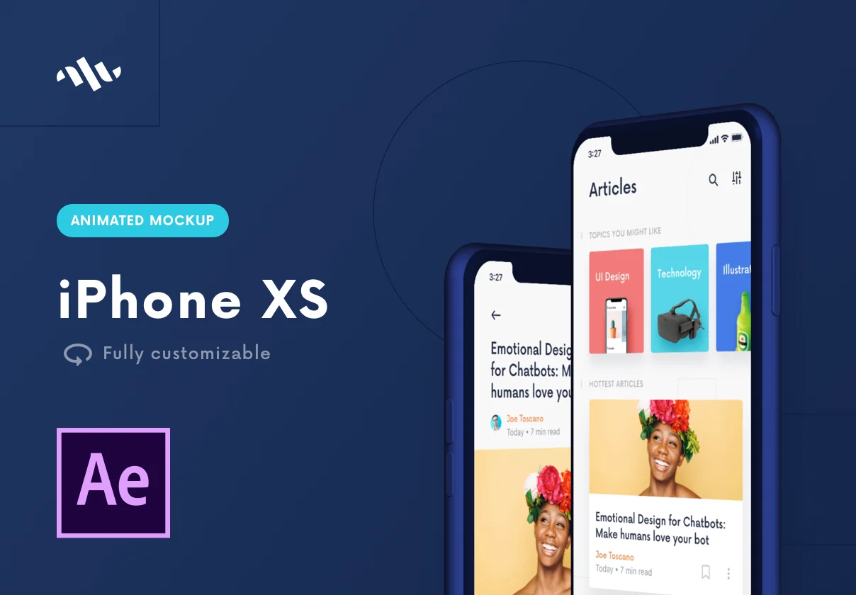 iPhone XS - Animated mockup