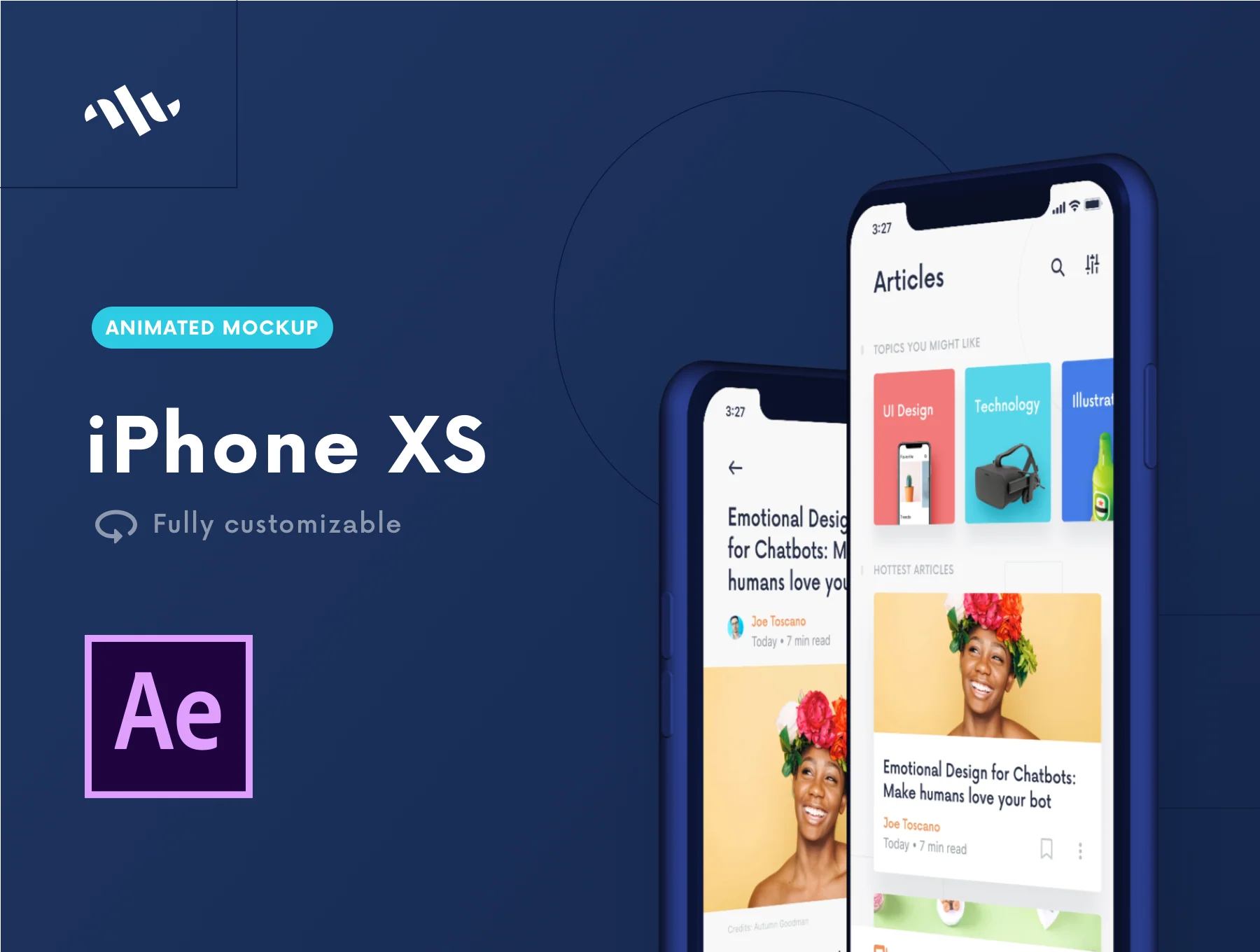 iPhone XS - Animated mockup