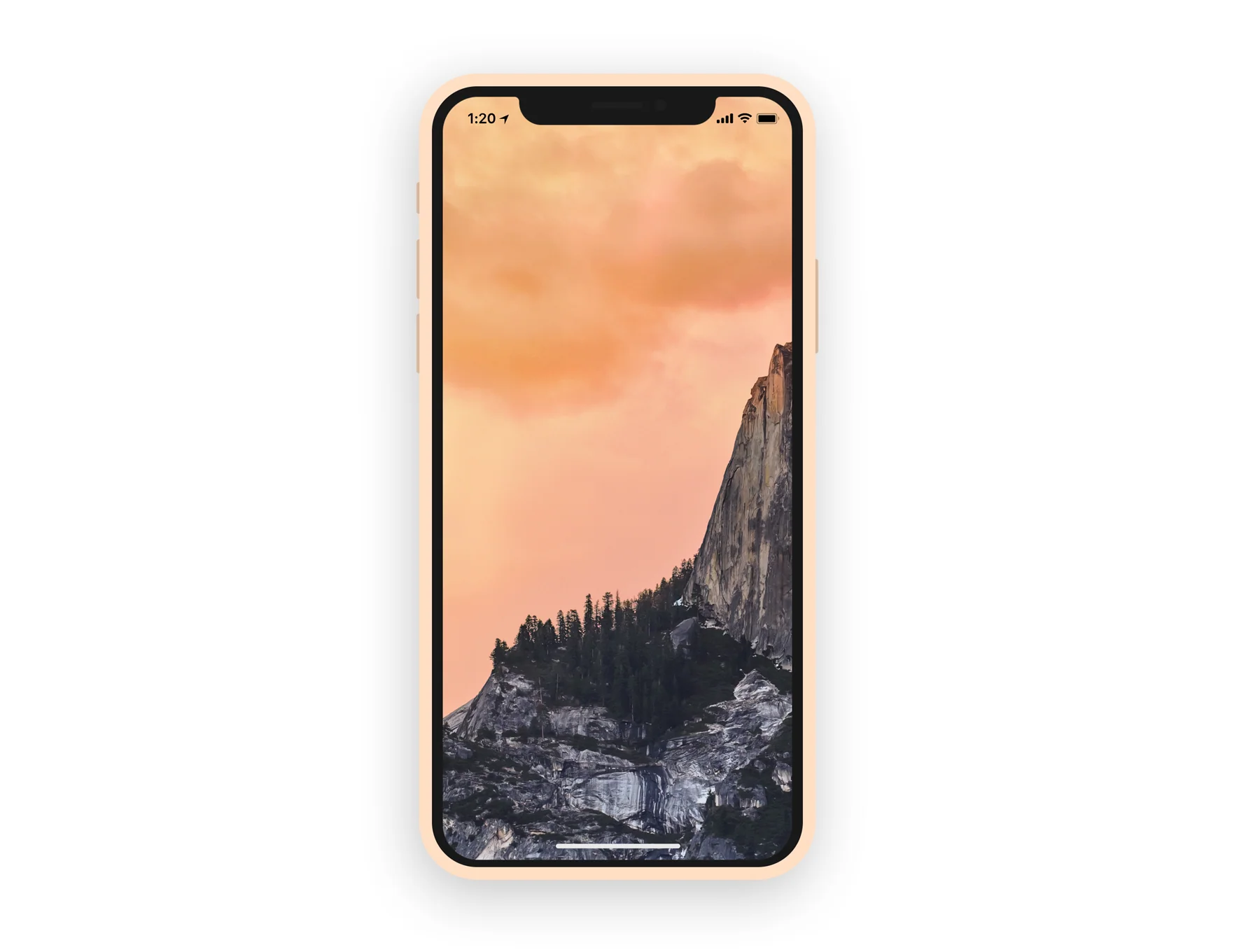 iPhone X / XS Flat Mockup 2