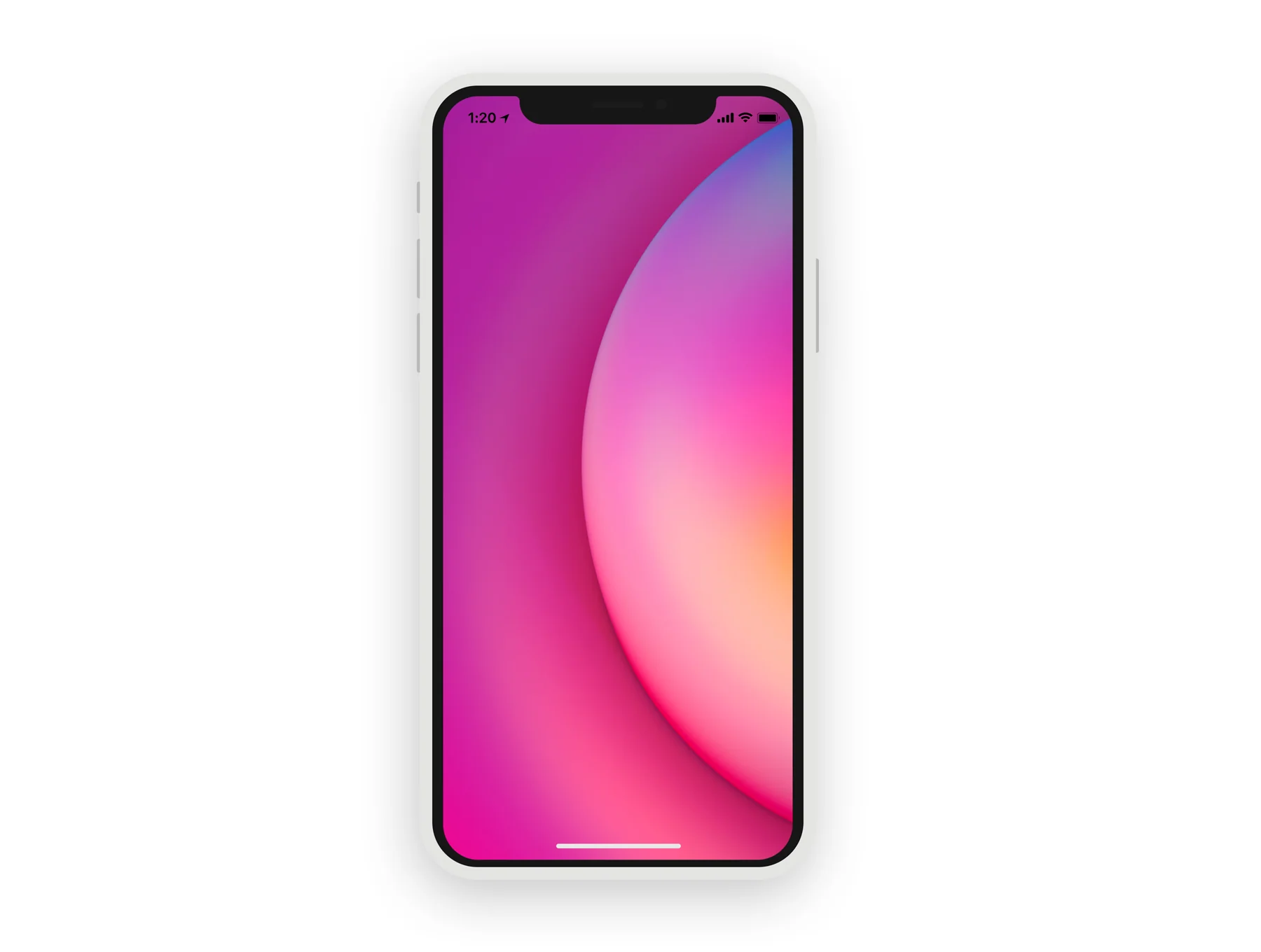 iPhone X / XS Flat Mockup 3