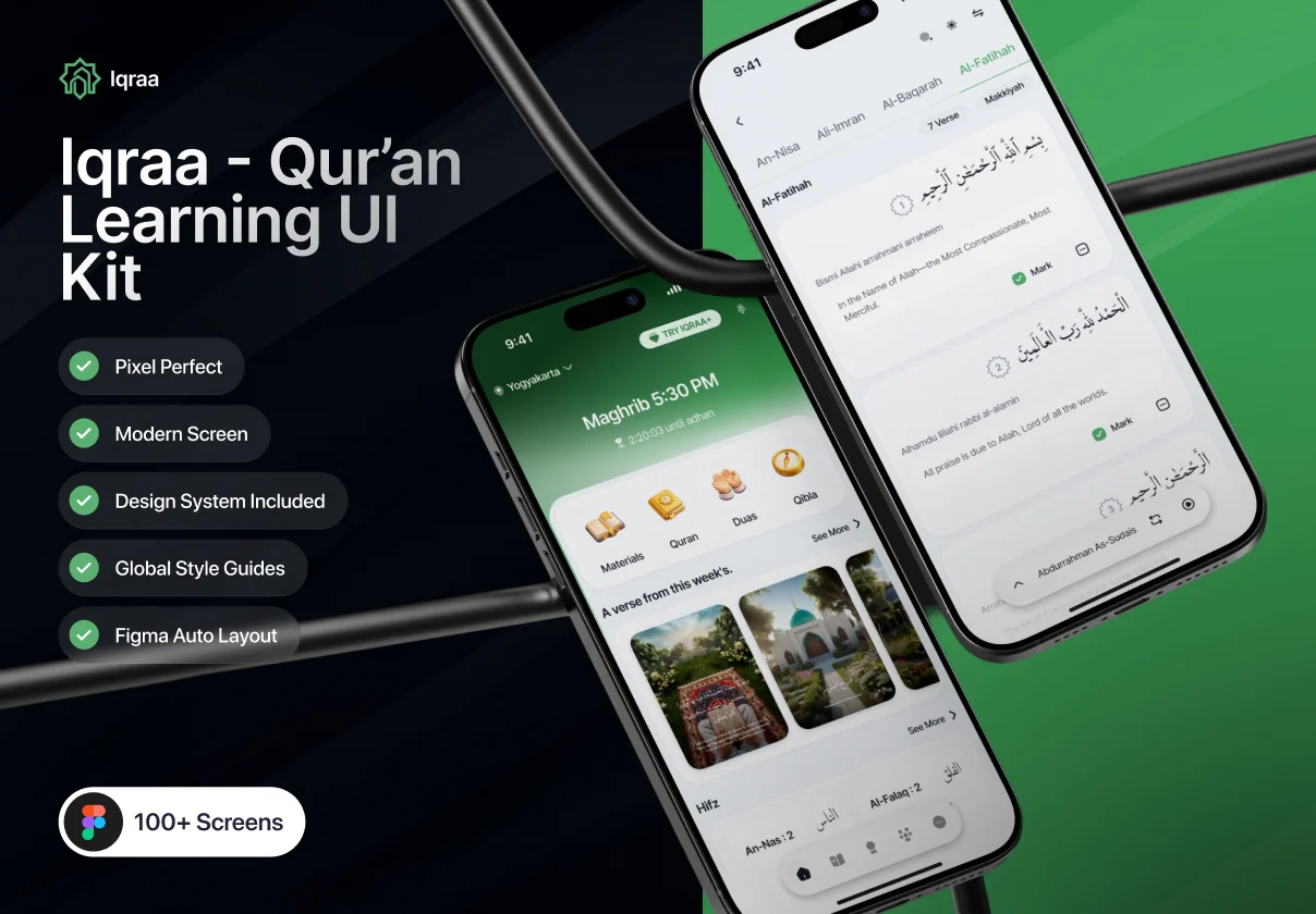 Iqraa — Qur’an Learning UI Kit