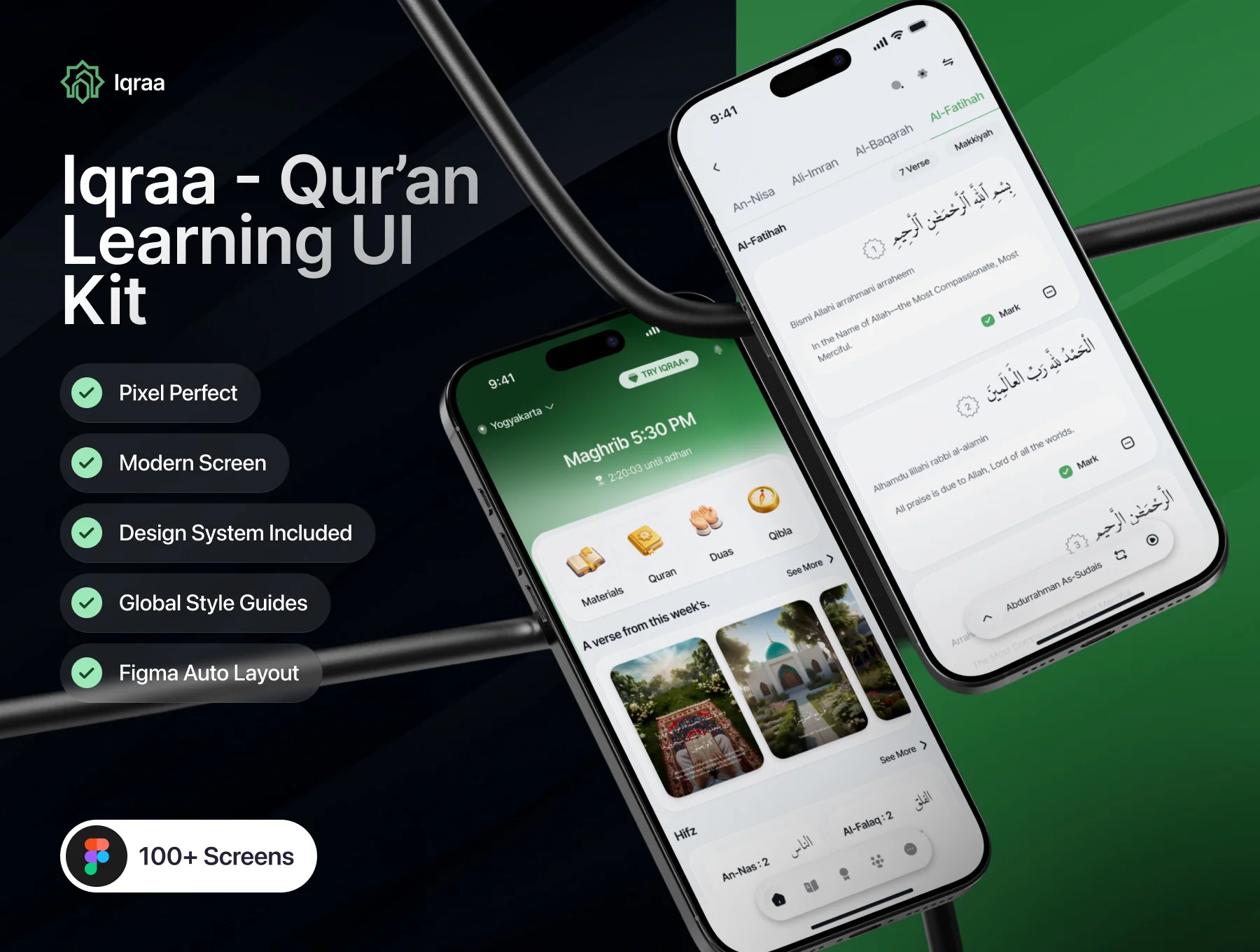 Iqraa — Qur’an Learning UI Kit