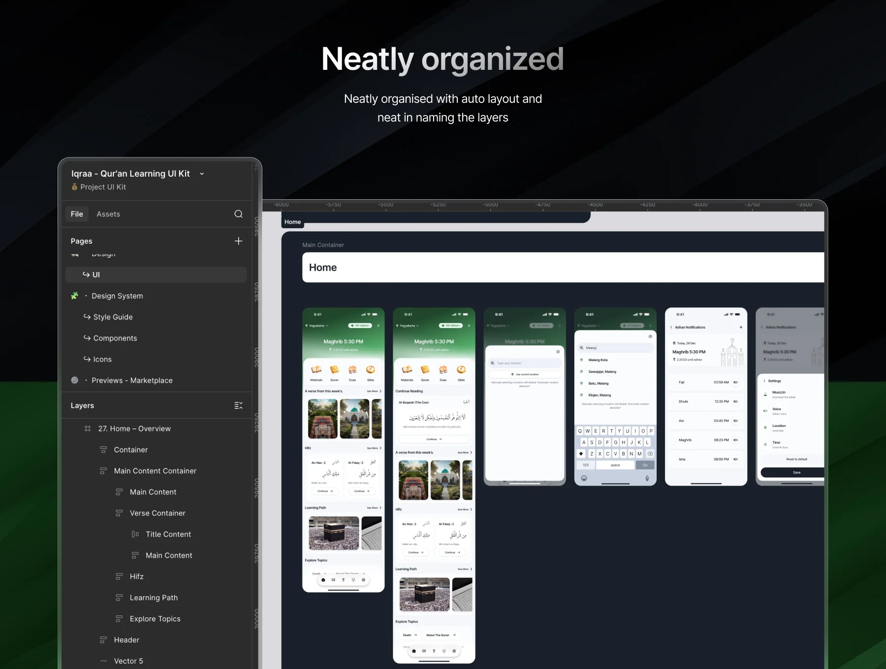 Iqraa — Qur’an Learning UI Kit 4