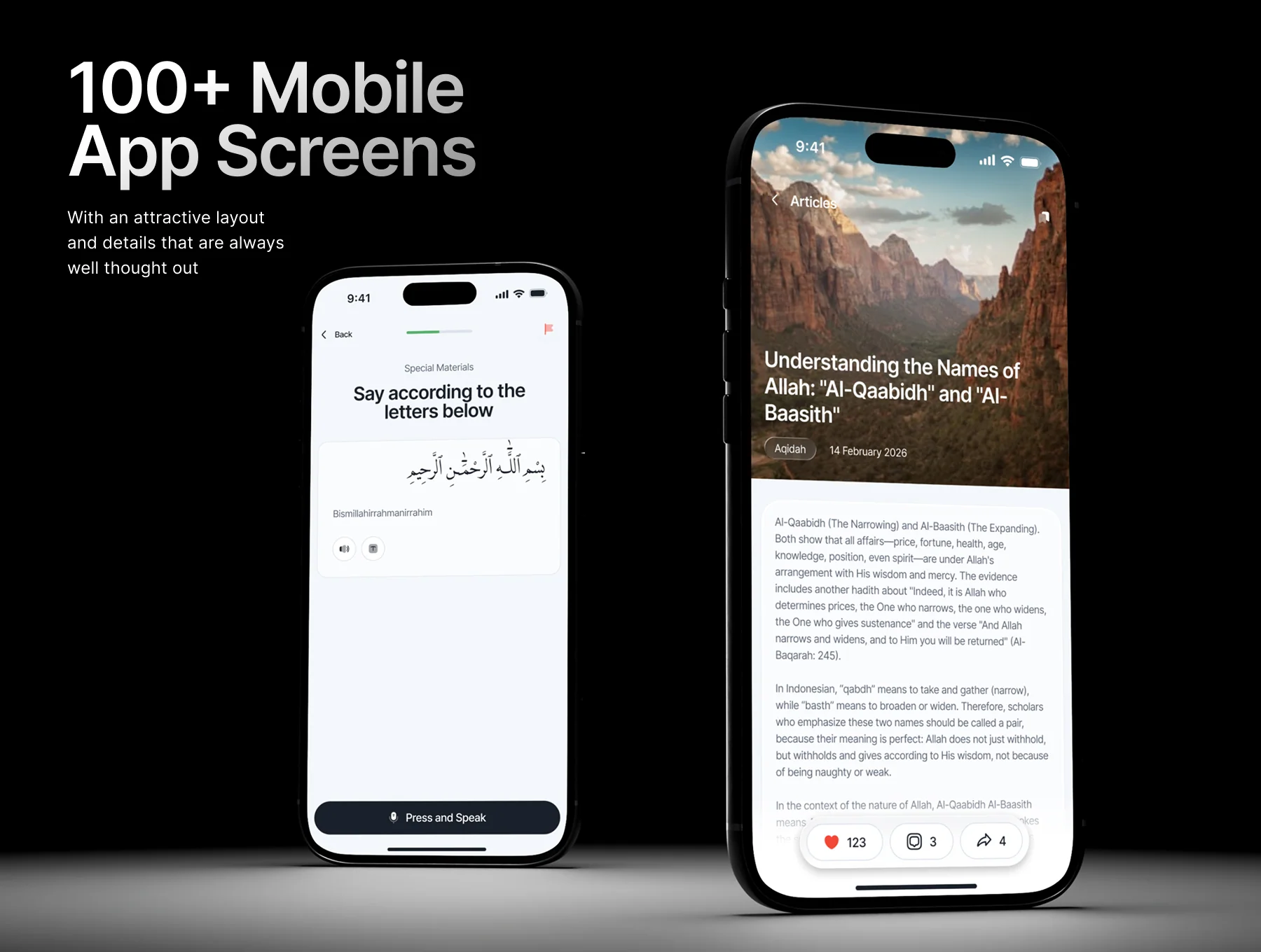 Iqraa — Qur’an Learning UI Kit 5