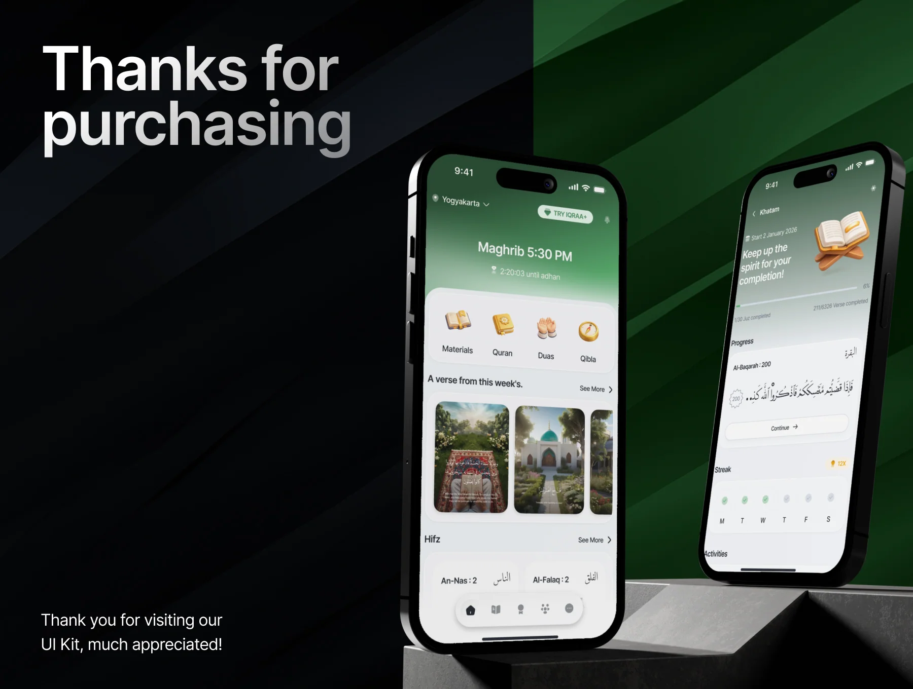 Iqraa — Qur’an Learning UI Kit 7
