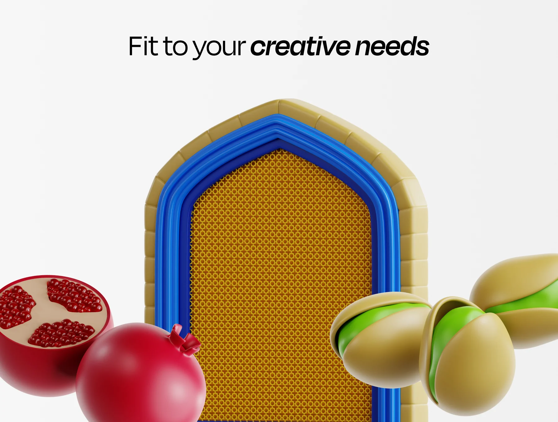 Iran 3D Icon Set 4