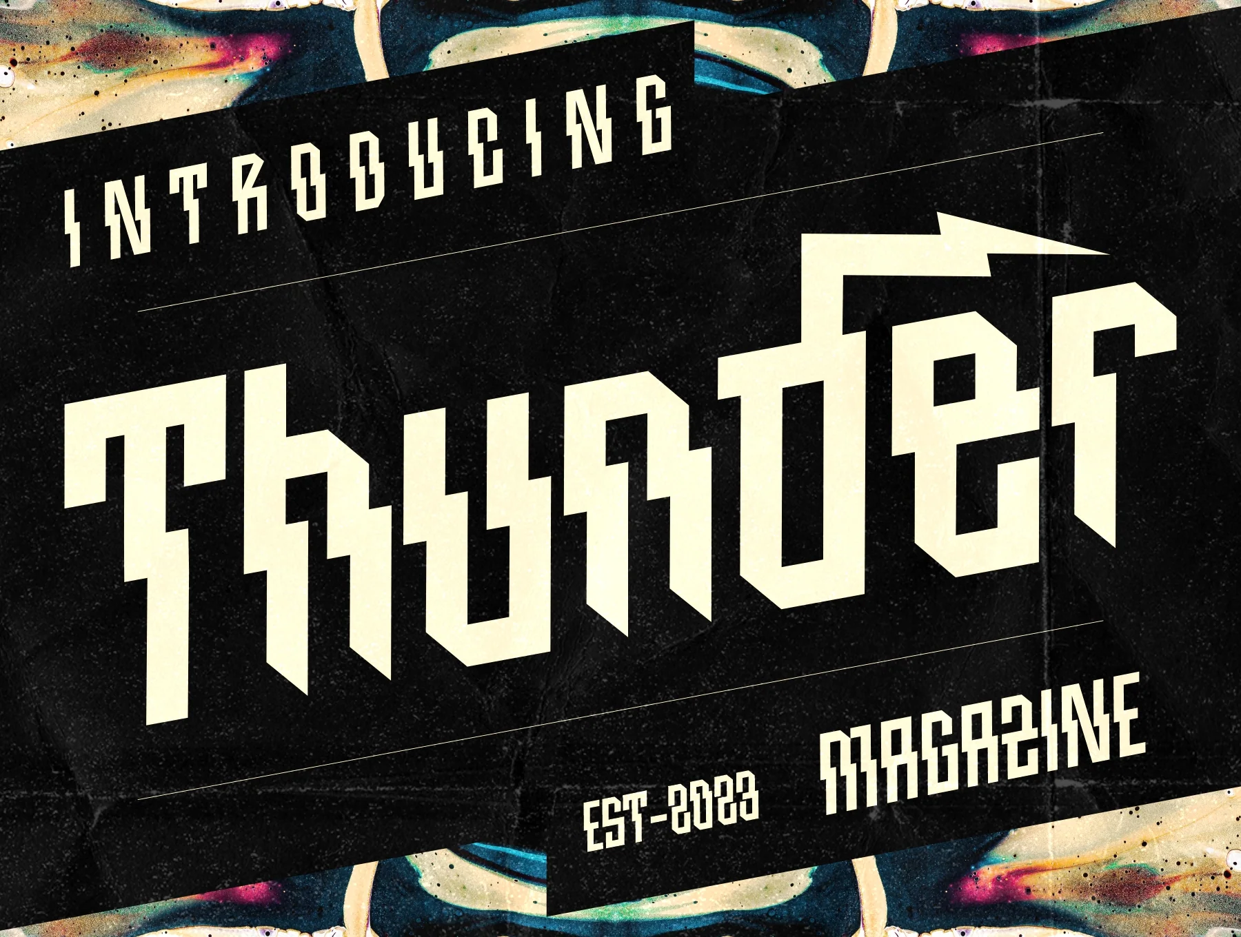 Iron Thunder - Display Font 4