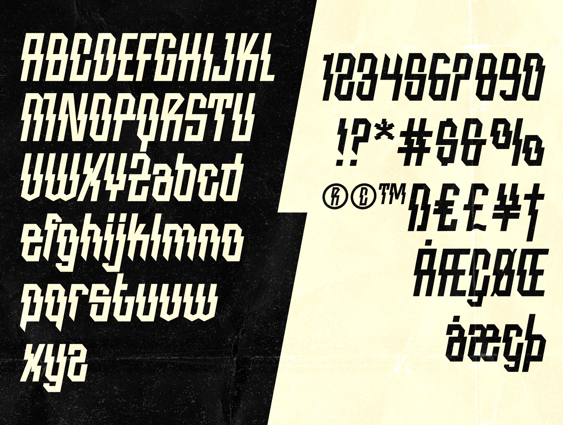 Iron Thunder - Display Font 6